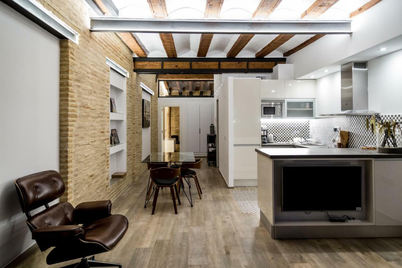 瓦伦西亚Florit Flats - Center Luxurious 1Br 1Ba Terrace Wi-Fi Ac公寓 外观 照片