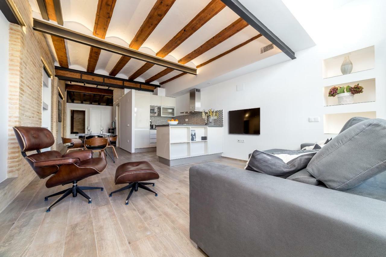 瓦伦西亚Florit Flats - Center Luxurious 1Br 1Ba Terrace Wi-Fi Ac公寓 外观 照片